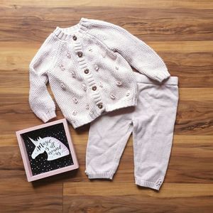 Cynthia Rowley Knit Pant and Sweater Set Sz 3-6m